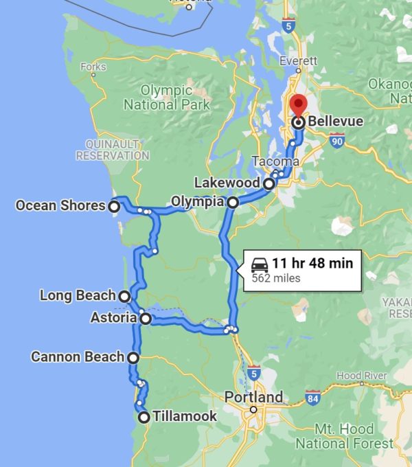 A Very PNW Labor Day Road Trip Lively By Laura Labor Day Map 600x680 